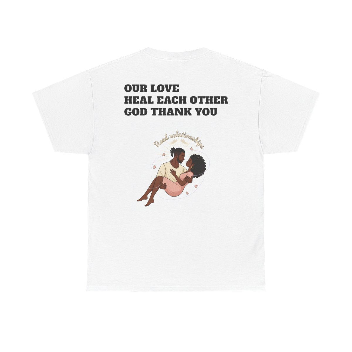 Love Heals Generational Trauma T-Shirt | Black Couple Illustration