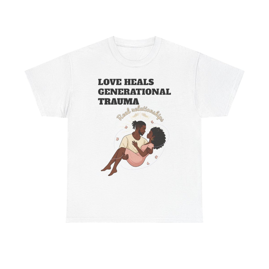Love Heals Generational Trauma T-Shirt | Black Couple Illustration