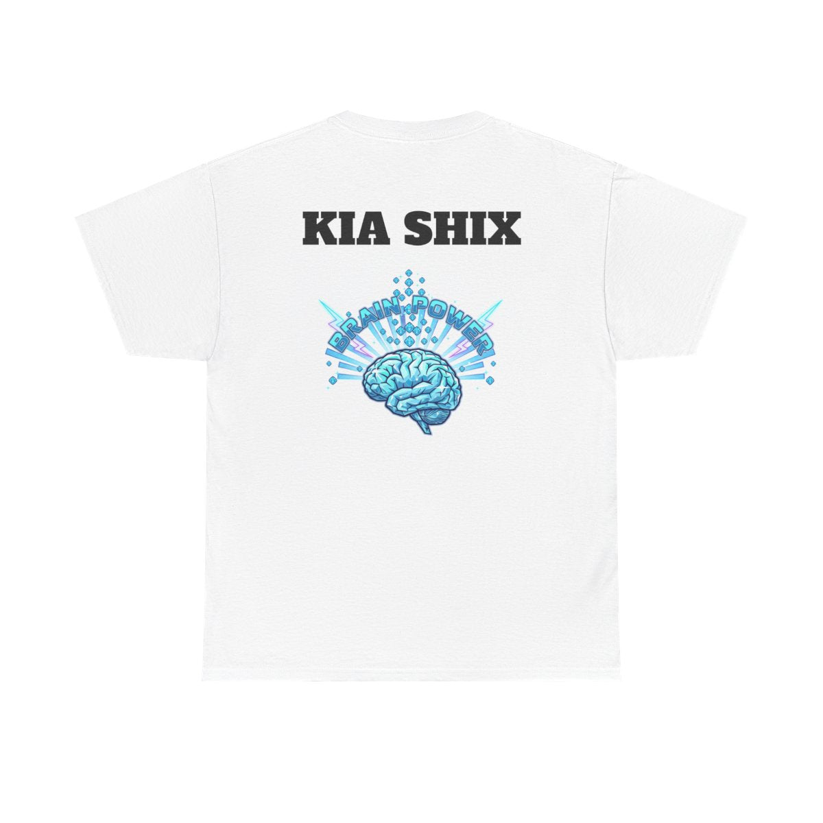 Lead With Love Cuz I'm a Thug T-Shirt | Brain Crown Kia Shix Back Print