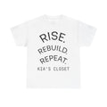Rise Rebuild Repeat T-Shirt | Surfing The Wave Graphic Tee