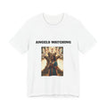 Angels Watching God Protecting Tee | Religious Christian Prayer Illustration